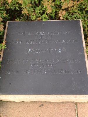Plaque Denoting Who Is Buried In The Cemetery