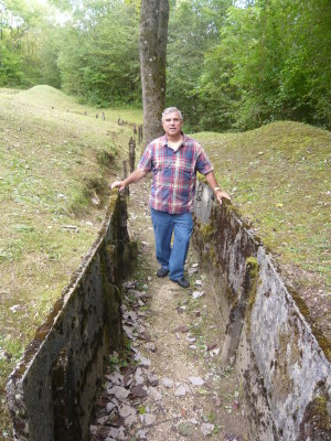 Stan In Trench Near Fort Douaumont