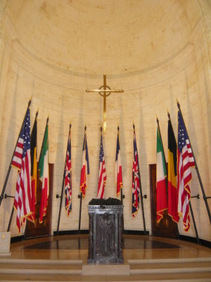 Flags At Meuse American Cemetery