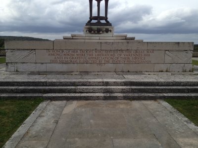 Close-up Of Inscripton On Pennsylvania Monument