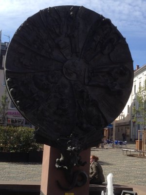 Time Disk In Market Square In Worms