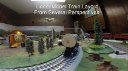 Model Train Layout From Train's Perspective